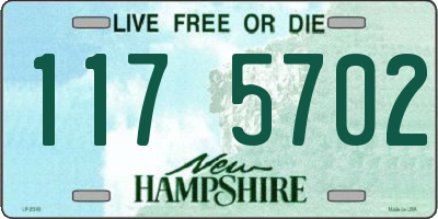 NH license plate 1175702