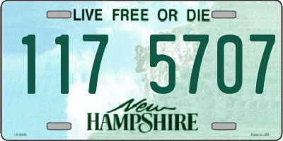 NH license plate 1175707