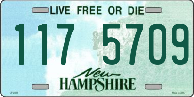 NH license plate 1175709