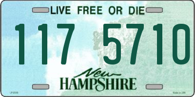 NH license plate 1175710