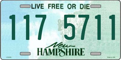 NH license plate 1175711