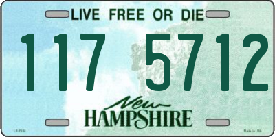 NH license plate 1175712