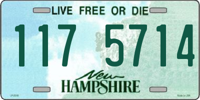 NH license plate 1175714