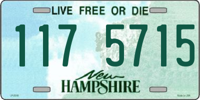 NH license plate 1175715