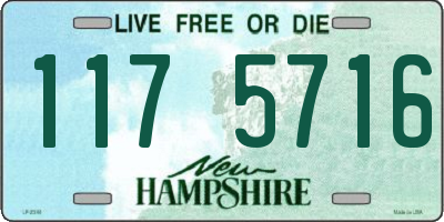 NH license plate 1175716