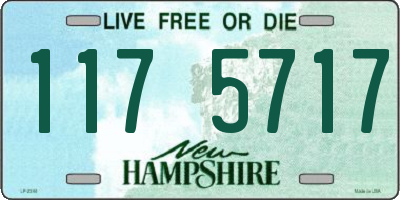 NH license plate 1175717
