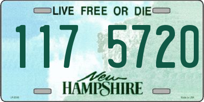 NH license plate 1175720