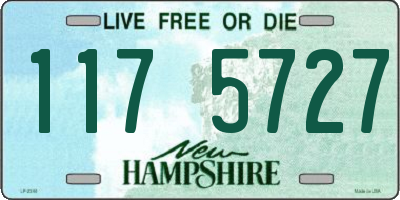 NH license plate 1175727