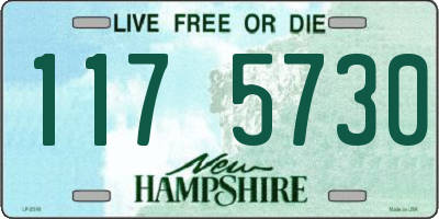 NH license plate 1175730