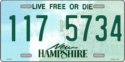 NH license plate 1175734
