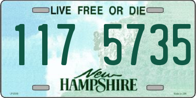 NH license plate 1175735