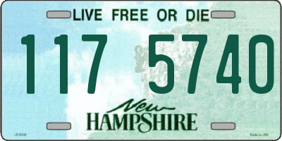 NH license plate 1175740