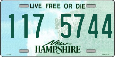 NH license plate 1175744