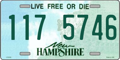NH license plate 1175746