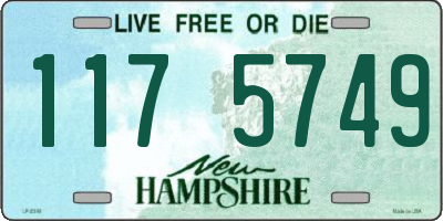 NH license plate 1175749