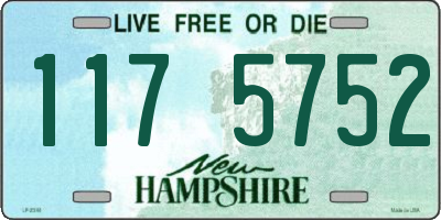 NH license plate 1175752