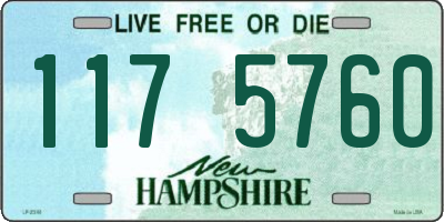 NH license plate 1175760