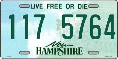 NH license plate 1175764