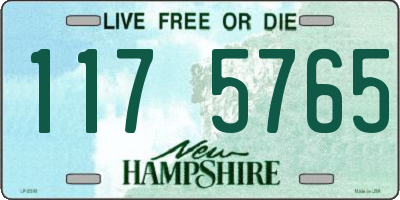 NH license plate 1175765