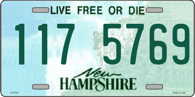 NH license plate 1175769
