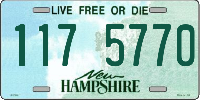NH license plate 1175770