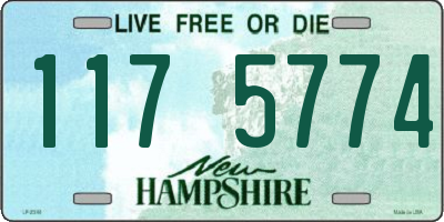 NH license plate 1175774