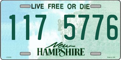 NH license plate 1175776