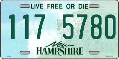 NH license plate 1175780