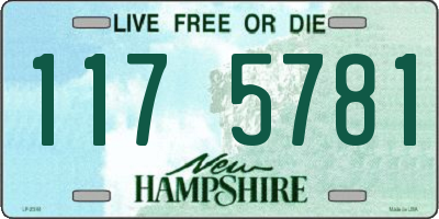 NH license plate 1175781