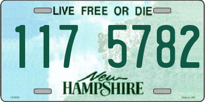 NH license plate 1175782