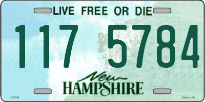 NH license plate 1175784