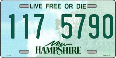 NH license plate 1175790