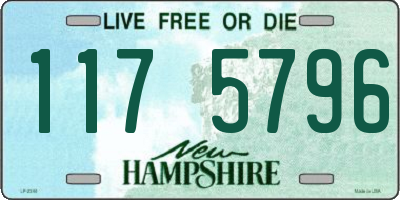 NH license plate 1175796