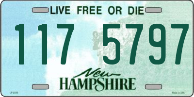 NH license plate 1175797