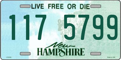 NH license plate 1175799