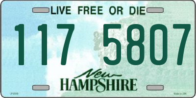 NH license plate 1175807