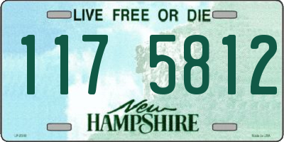 NH license plate 1175812