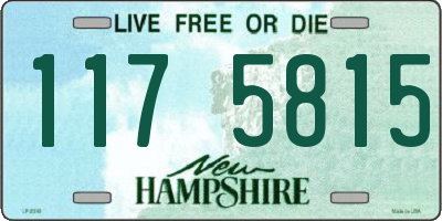 NH license plate 1175815