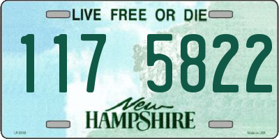 NH license plate 1175822