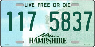 NH license plate 1175837