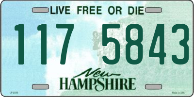 NH license plate 1175843