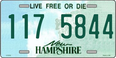 NH license plate 1175844