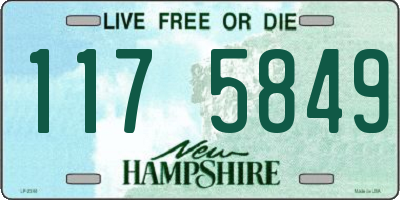 NH license plate 1175849