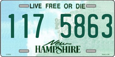 NH license plate 1175863