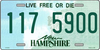 NH license plate 1175900
