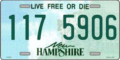 NH license plate 1175906