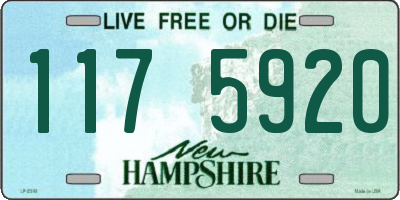 NH license plate 1175920