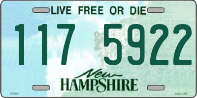 NH license plate 1175922