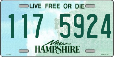NH license plate 1175924