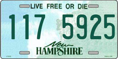 NH license plate 1175925